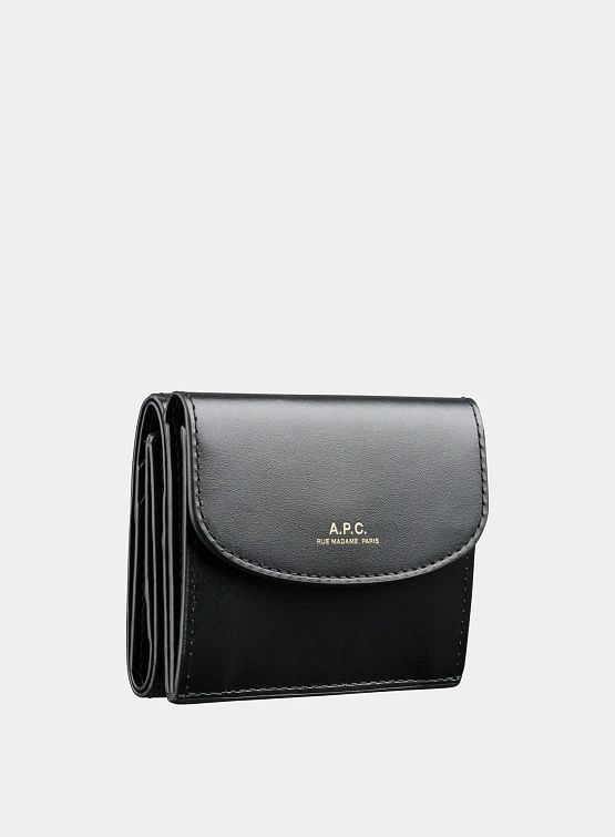 Кошелек A.P.C. Geneve Trifold Noir