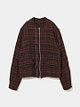 кардиган undercover felted wool brown check