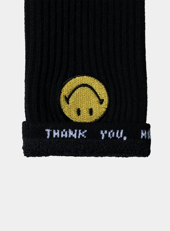 Носки MARKET SMILEY BADGE SOCKS Black