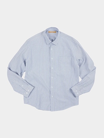 Рубашка FrizmWORKS Og Stripe Shirt Blue