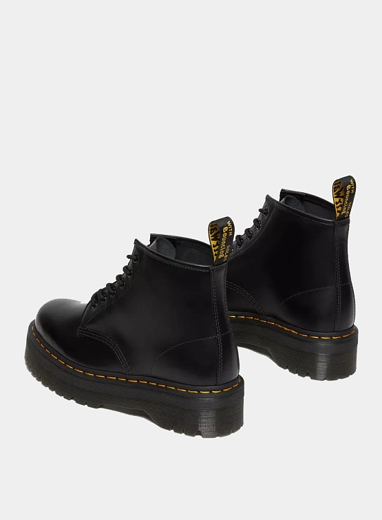 All black doc marten boots best sale