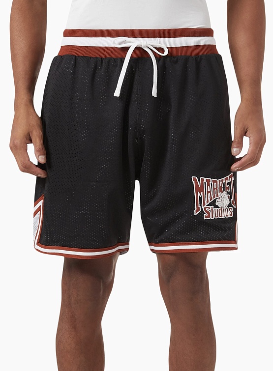 Шорты MARKET Bulldogs Mesh Shorts Black