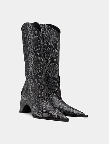 Женские сапоги Coperni Cowboy Bridge Grey/Black