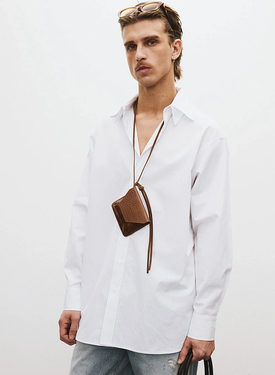 Рубашка Recto Double Collar Stripe Light Blue