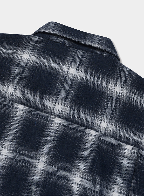 Овершот ANGLAN Ombre Check Pocket Big Shirt