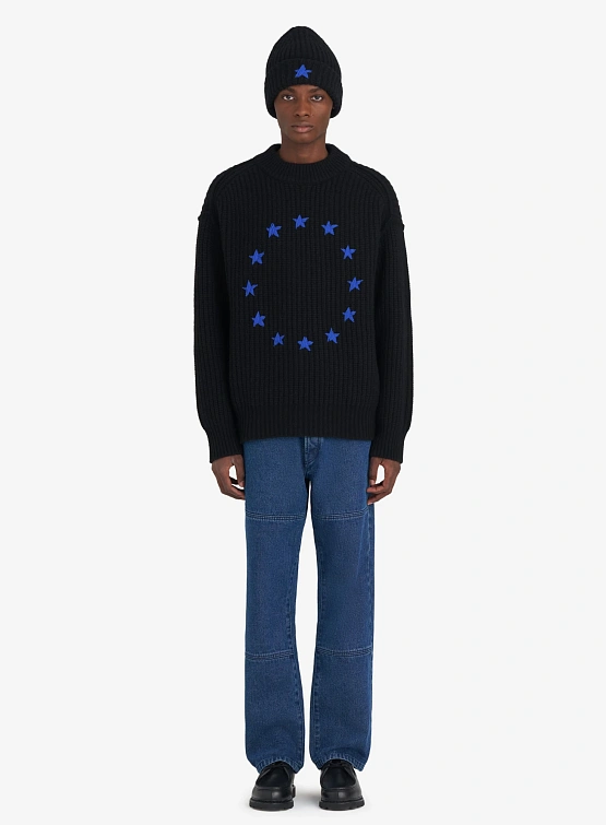 Свитер Études Ribbed Round Neck Europa Black