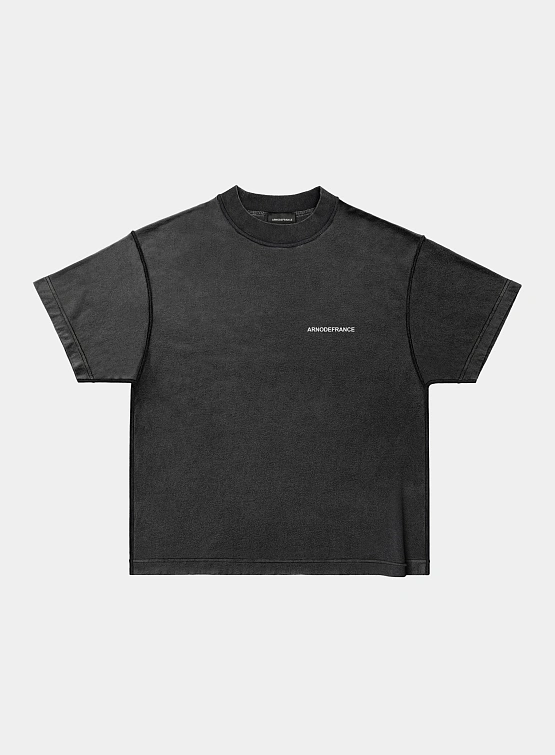 Футболка ARNODEFRANCE T-Shirt 'ARNODEFRANCE' Washed Black