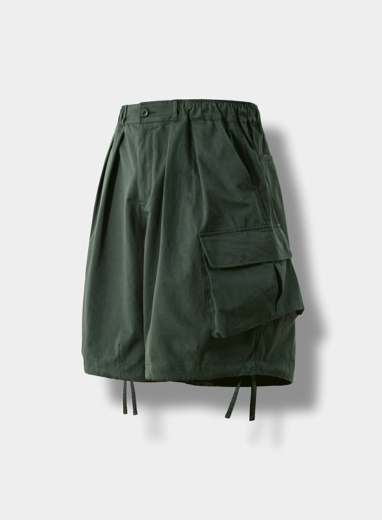 Шорты ANGLAN Oblique Cargo Half Pants Green