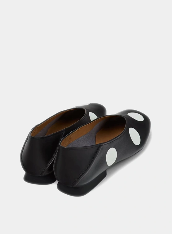 Женские балетки Camper Twins Polka Dot Black