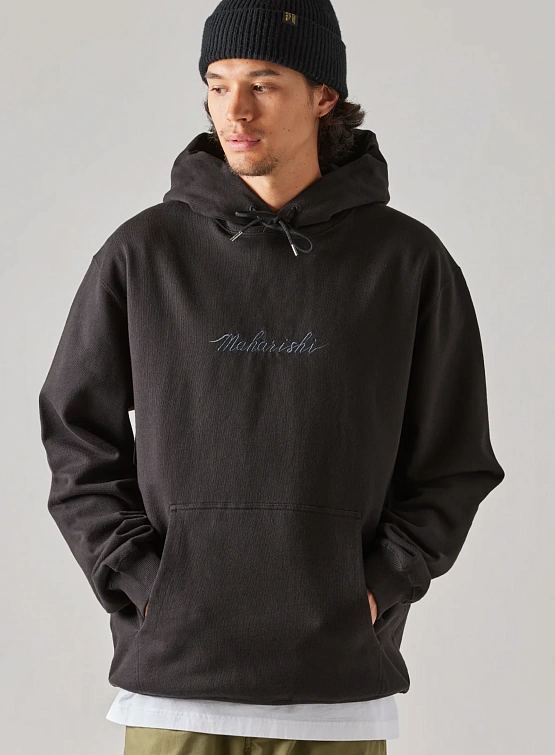 Худи MAHARISHI 4622 Organic Hooded Sweat Black