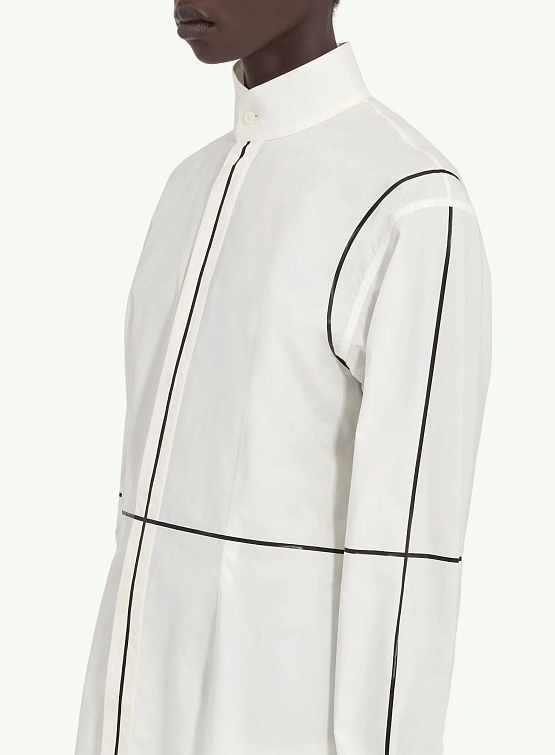 Женская рубашка MM6 Maison Margiela Sculpted Off White