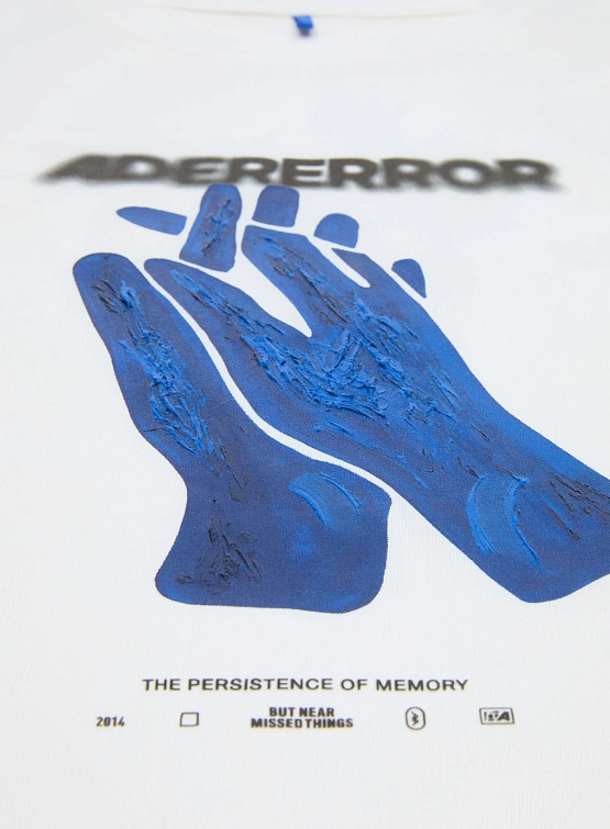 Футболка ADERERROR T-Shirt Product. 47 Off White