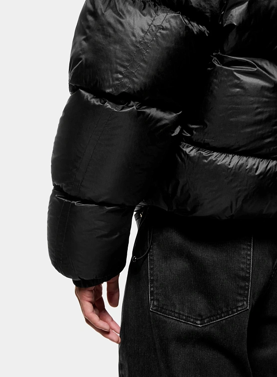 Пуховик MKI MIYUKI ZOKU Translucent Hooded Bubble Black