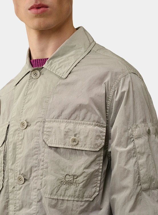 Овершот C.P. Company Chrome-R Pocket Overshirt Drizzle Grey