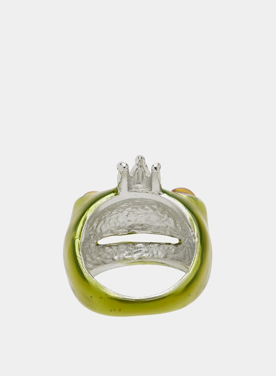 Кольцо Collina Strada Frog Prince Lime