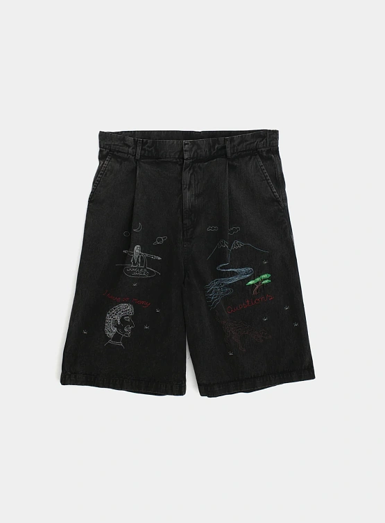 Шорты Jungles Jungles Questions Pleated Short Black