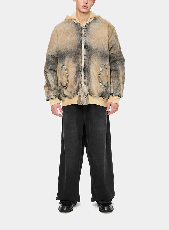 Бомбер ALCHEMIST Creed Jacket Dirty Light Indigo