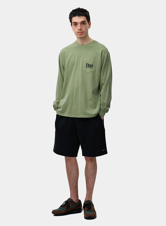 Лонгслив thisisneverthat That Pocket L/S Tee Olive