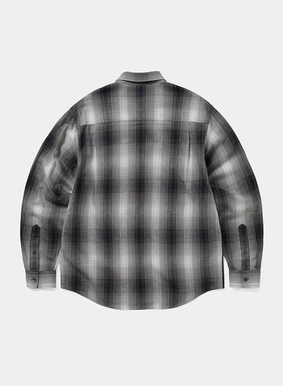 Рубашка thisisneverthat Nep Shadow Check Navy