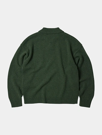 Свитер FrizmWORKS Wool Collar Knit Forest Green