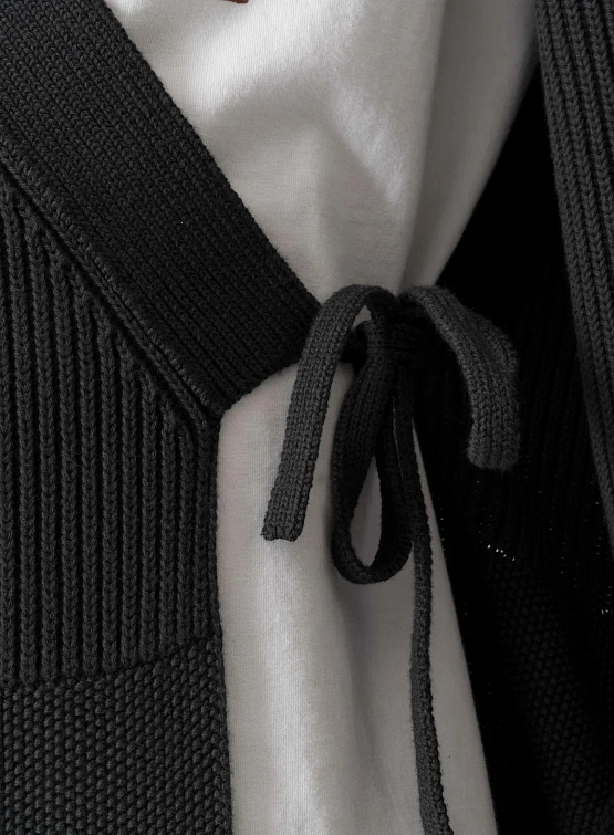 Кардиган MAHARISHI 1461 Maharishi Knitted Kimono Black