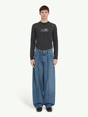 Джинсы MM6 Maison Margiela 5 Pocket Meduim Blue