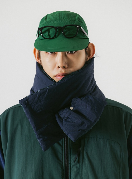 Шарф ANGLAN Reversible Padded Muffler Navy/Green