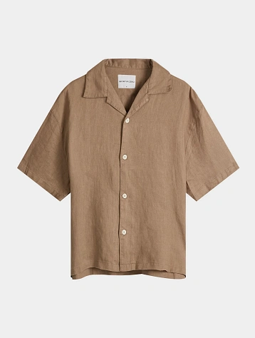 Рубашка MKI MIYUKI ZOKU Linen Vacation Mushroom