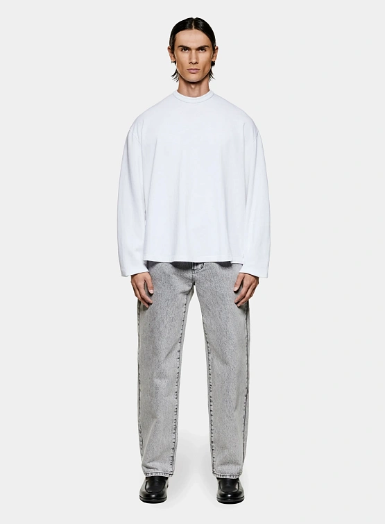 Лонгслив MKI MIYUKI ZOKU 220 Gsm Slub White