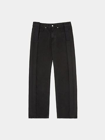 Женские джинсы MM6 Maison Margiela Show 5 Pockets Black