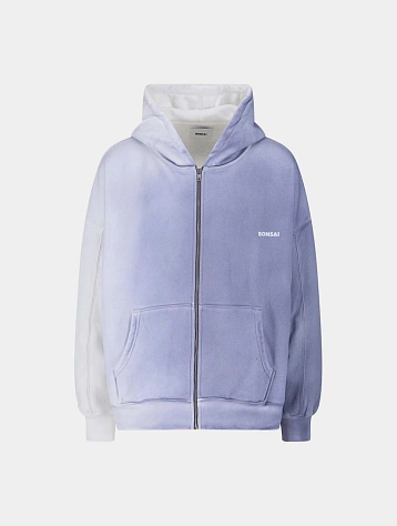 Зип-худи BONSAI Special Dye Oversize Blue Purple
