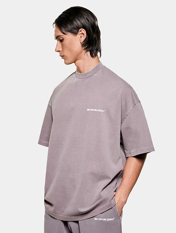 Футболка MKI MIYUKI ZOKU Uniform Pigment Raisin