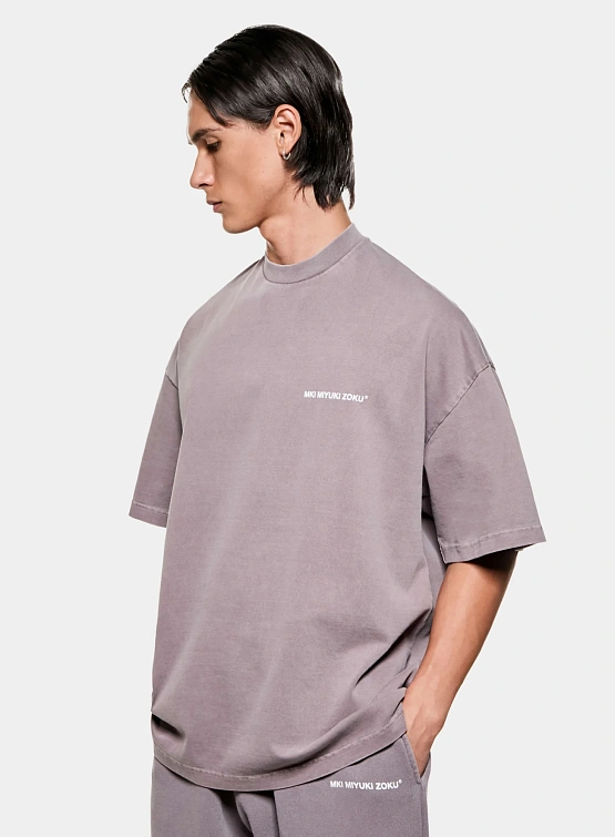 Футболка MKI MIYUKI ZOKU Uniform Pigment Raisin