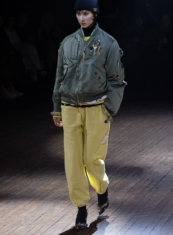 Женский бомбер UNDERCOVER Label Padded Khaki