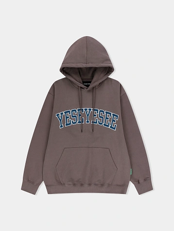 Худи YESEYESEE Arch Logo Hoodie Cocoa