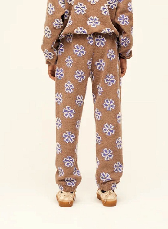 Брюки Bluemarble Flower Fleece Sweatpants Beige