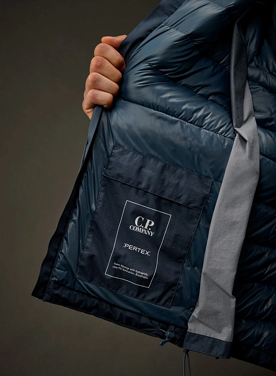 Пуховик C.P. Company Metropolis Series Bloom Orion Blue