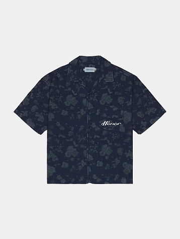 Рубашка HONOR THE GIFT Indigo Floral Camp Blue