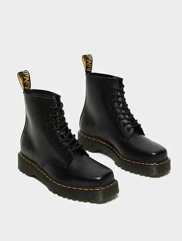 Женские ботинки Dr. Martens 1460 Bex Squared Toe Leather Lace Up Black