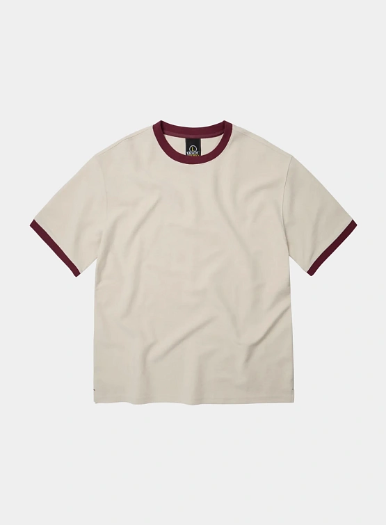 Футболка FrizmWORKS Terry Ringer Half Tee Cream