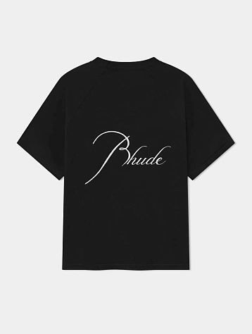 Футболка RHUDE Classique Raglan Black/White