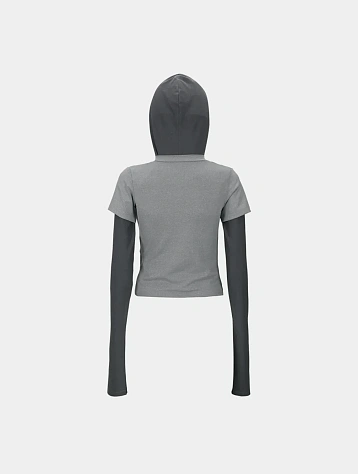 Женское худи Andersson Bell Gathered Jersey Grey