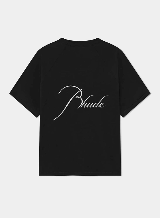 Футболка RHUDE Classique Raglan Black/White