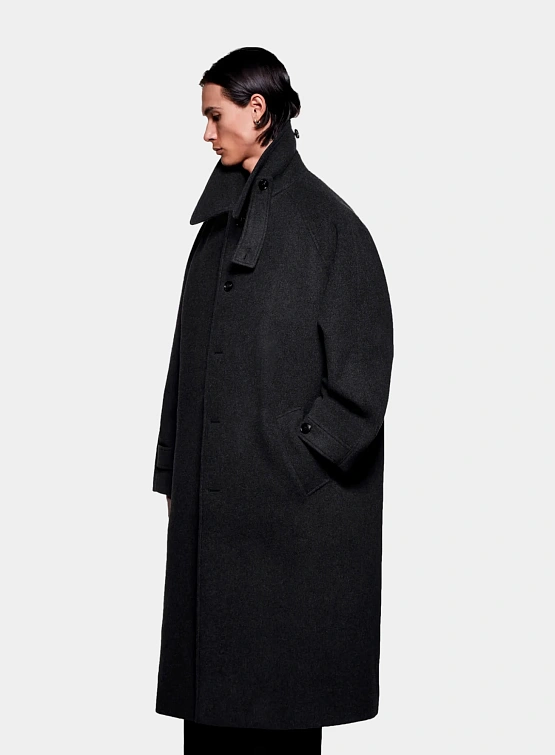 Пальто MKI MIYUKI ZOKU Wool Car Coat Charcoal