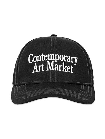 Кепка MARKET C.A.M. 6 Panel Hat Washed Black