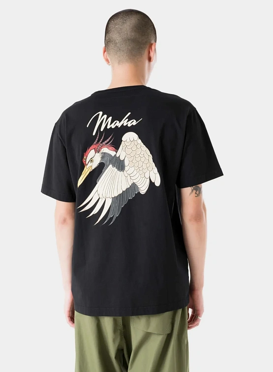 Футболка MAHARISHI 1580 Year Of The Crane Black