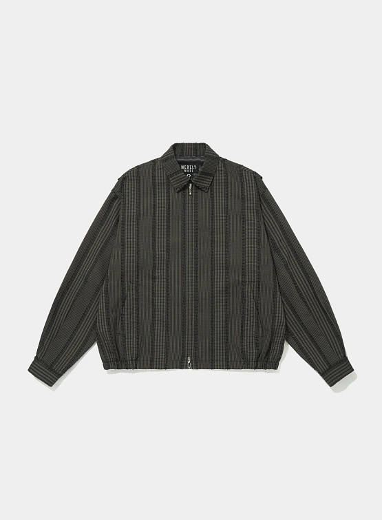 Овершот MERELY MADE Premium Banshu-Ori Fringe Check Black