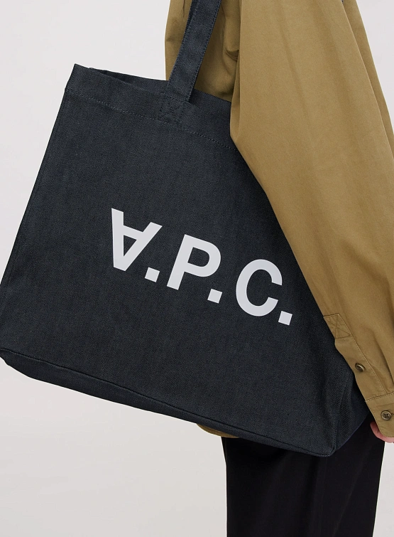 Тоут A.P.C. Daniela Shopping Bag Indigo