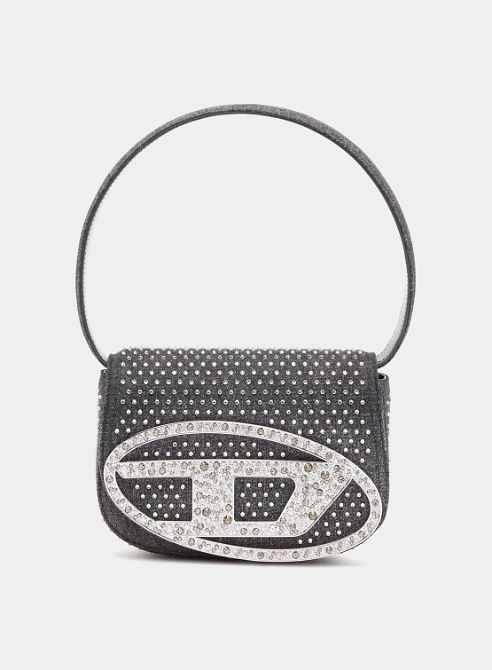 Cумка Diesel 1DR Shoulder Bag Denim Crystals Black