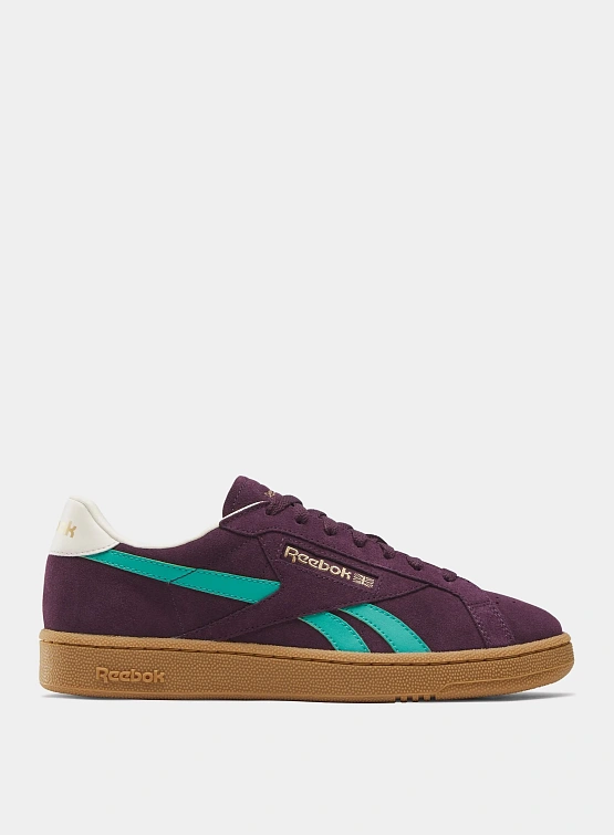 Кеды Reebok Club C Grounds UK Midnight Plum/Green